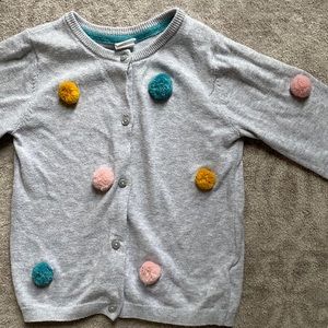 Pom Pom cardigan sweater